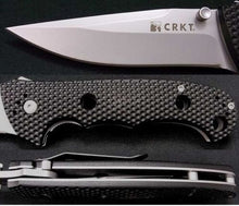 Load image into Gallery viewer, CRKT Columbia River Hammond Cruiser Linerlock Knife with Black Handles CR7904
