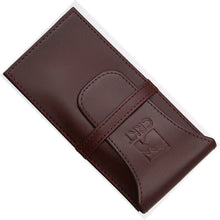 Load image into Gallery viewer, CRKT Folding Knife Brown Leather Belt Sheath W/ Embossed CRKT Log CRD7233

