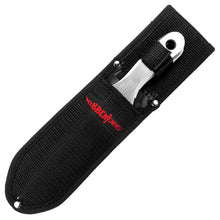 Load image into Gallery viewer, GIL HIBBEN TRIPLE SET THROWING KNIVES STAINLESS CLIP POINT BLADE SHEATH gh5106
