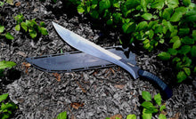Load image into Gallery viewer, Schrade Priscilla Makhaira Brush Sword 16&quot; Black Blade, Sheath Included SCHMBSCP
