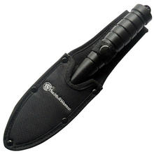 Load image into Gallery viewer, SMITH &amp; WESSON SW8 SPEAR FIXED 4.2&quot; PLAIN BLADE REMOVABLE GFN HANDLE WITH SHEATH
