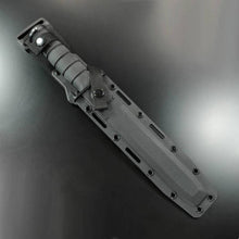 Load image into Gallery viewer, KA-BAR Tanto Utility Knife 8&quot; Combo Blade, Kraton G Handle, Kydex Sheath KA1245
