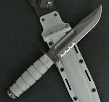 Load image into Gallery viewer, KA-BAR Foliage Green Utility Knife 11.75&quot; Overall Serrated With Kraton Handle KA5012
