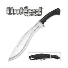 Load image into Gallery viewer, UNITED CUTLERY HONSHU BOSHIN KUKRI KNIFE MACHETE FIXED BLADE WITH SHEATH UC3241
