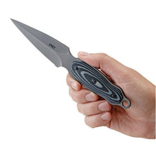 Load image into Gallery viewer, CRKT MATTHEW LERCH SHRILL FIXED DOUBLE EDGED BOOT KNIFE STAINLESS BLADE CR2075

