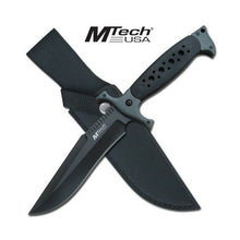 Load image into Gallery viewer, MTECH FIXED BLADE BOWIE KNIFE WITH SHEATH TACTICAL FIGHTER STAINLESS STEEL TA92
