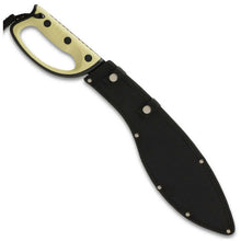 Load image into Gallery viewer, USMC SEMPER FIDELIS SAWBACK KUKRI KNIFE RUBBER HANDLE STAINLESS BLADES uc3469
