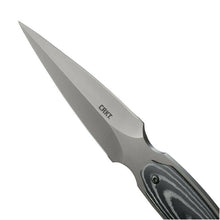 Load image into Gallery viewer, CRKT MATTHEW LERCH SHRILL FIXED DOUBLE EDGED BOOT KNIFE STAINLESS BLADE CR2075
