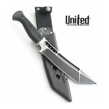 Load image into Gallery viewer, UNITED CUTLERY M48 SABOTAGE TANTO FIGHTER KNIFE STEEL BLADE RUBBER COVER UC3016