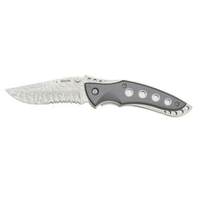 Load image into Gallery viewer, BOKER SNOWFLAKE DAMASCUS LINERLOCK FOLDING POCKET KNIFE TOOL STAINLESS BOM263