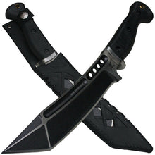 Load image into Gallery viewer, UNITED CUTLERY M48 SABOTAGE TANTO FIGHTER KNIFE STEEL BLADE RUBBER COVER UC3016