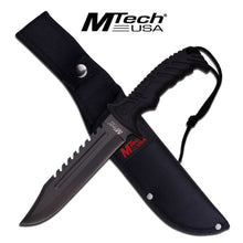 Load image into Gallery viewer, MTech USA MT-20-57BK 12.5&quot; Full Tang SawBack Camo Bowie Knife &amp; Sheath