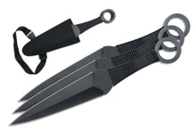 Load image into Gallery viewer, United Cutlery Expendables Kunai 3 Piece Thrower Set 12&quot; Overall - UC2772

