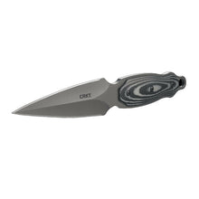 Load image into Gallery viewer, CRKT MATTHEW LERCH SHRILL FIXED DOUBLE EDGED BOOT KNIFE STAINLESS BLADE CR2075
