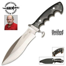 Load image into Gallery viewer, United Cutlery Gil Hibben Alaskan Survival Knife 6-7/8&quot; Blade with Leather Sheath GH1168