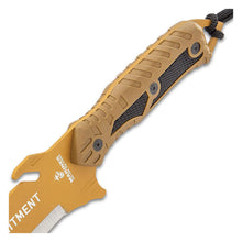 Load image into Gallery viewer, USMC DESERT OPS SAWBACK MACHETE SAWBACK STAINLESS BLADES FULL TANG SHEATH uc3377
